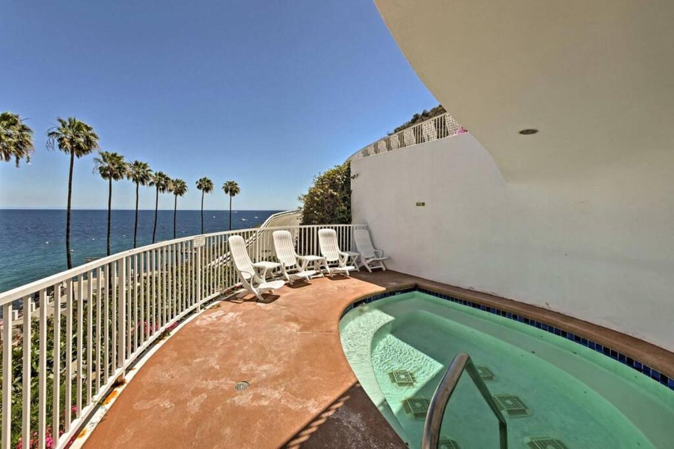 Lux Oceanfront Villa With Breathtaking Views أفالون المظهر الخارجي الصورة
