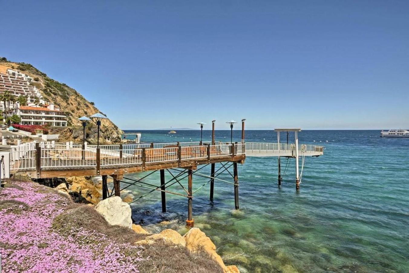 Lux Oceanfront Villa With Breathtaking Views أفالون المظهر الخارجي الصورة